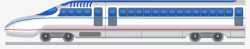 手绘的高铁和谐号火车高清图片