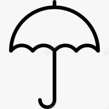 天气背景伞图标图标