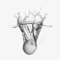 入水球体入水高清图片