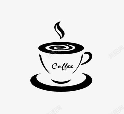 简约风格招生简约风格咖啡logo标志装饰图案图标图标
