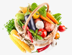 水果蔬菜篮子一大堆素材