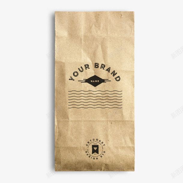 创意psd分层牛皮纸包装袋png免抠素材_88icon https://88icon.com 产品设计 包装 咖啡 咖啡包装 咖啡豆 展示样机 样机模版 牛皮 设计 贴图