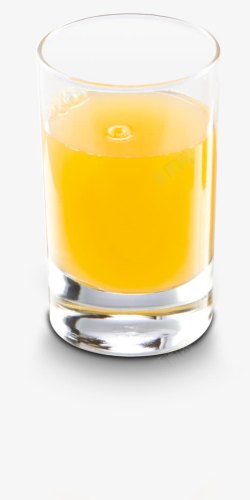 一杯橙汁饮料素材