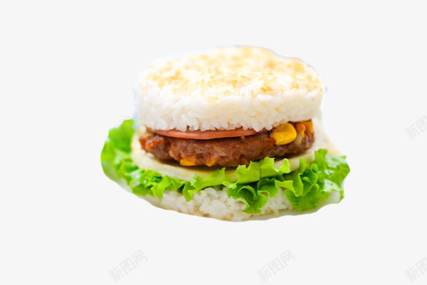 实物美食照烧米汉堡png免抠素材_88icon https://88icon.com 产品实物 汉堡 照烧米汉堡 生菜 美味 美食 美食广告设计