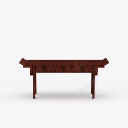 古典书桌长条桌子简单古典中式书桌高清图片