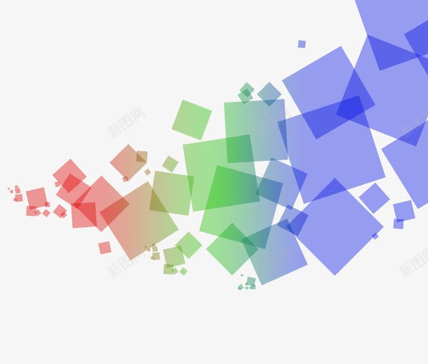 炫彩正方形png免抠素材_88icon https://88icon.com 几何 图形 多彩 方块 方格 正方形 炫彩 背景