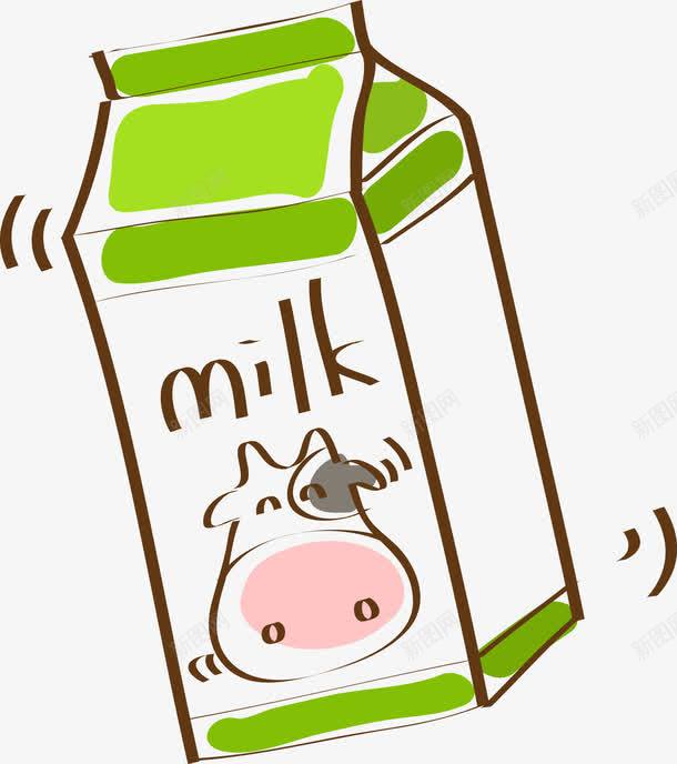 牛奶矢量图eps免抠素材_88icon https://88icon.com PPT元素 milk 卡通 奶牛 手绘 牛奶 牛奶盒素材 牛奶素材 盒装牛奶 绿色 矢量图