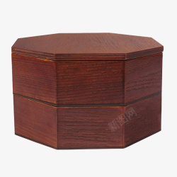 环保成人双层床实木保温寿司盒高清图片