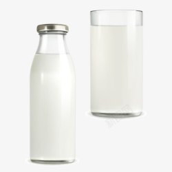新生儿玻璃奶瓶牛奶玻璃制品包装瓶高清图片