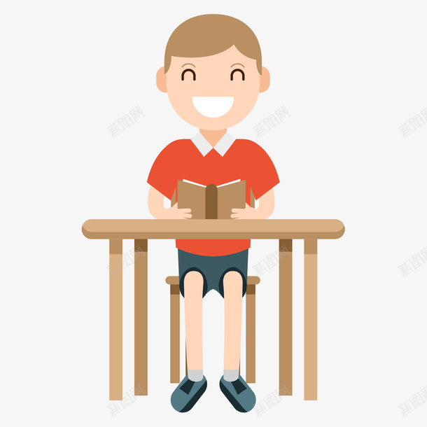 喜欢读书的好学生矢量图ai免抠素材_88icon https://88icon.com 卡通 同学 喜欢上课的小孩 大学生读书 学生 小孩子的笑脸 开心 微笑 矢量图 笑脸 认真 读书