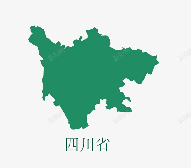 四川省地图png免抠素材_88icon https://88icon.com png素材 四川省 地图 绿色