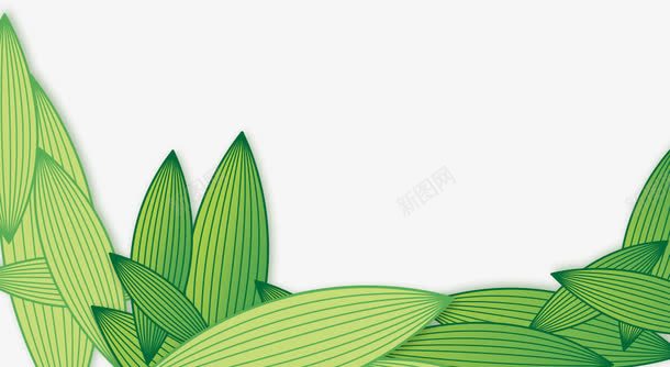 端午节创意绿色粽子叶psd免抠素材_88icon https://88icon.com 创意 卡通 叶子 端午节 端午节创意绿色粽子叶 粽子叶 绿色