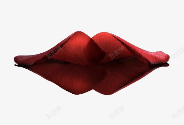 花瓣红唇png免抠素材_88icon https://88icon.com 口红 唇膏 嘴唇 女性 玫瑰花瓣 红色