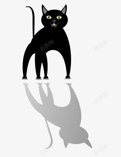 小黑猫的注视png免抠素材_88icon https://88icon.com 专注 注视 目不斜视 目不转睛 盯着 看着 眼神专注