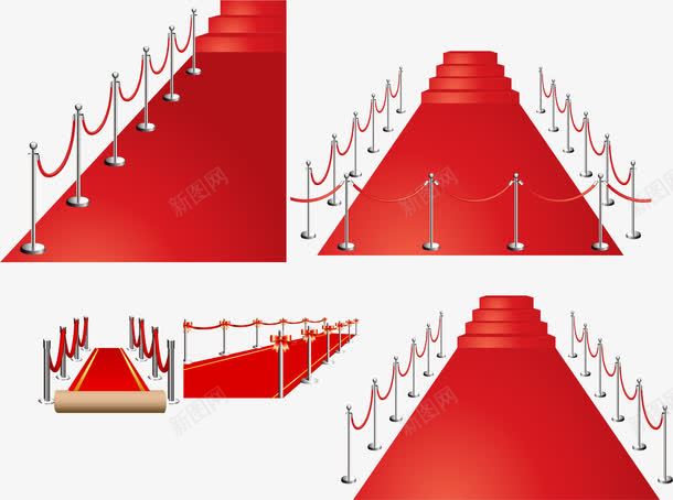 精美红地毯矢量图eps免抠素材_88icon https://88icon.com 仪式 地毯 婚庆 庄重 庆典 春节地毯 楼梯 矢量图 矢量素材 礼仪 立柱 精美 红地毯 红绳 花