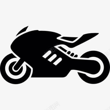 摩托车赛车手自行车比赛图标图标
