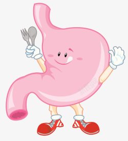 器官PNG卡通胃部器官高清图片