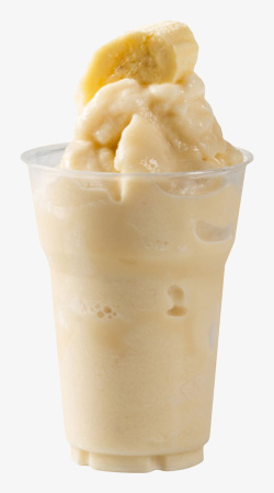 冷饮包装设计牛奶香蕉冰沙实物高清图片