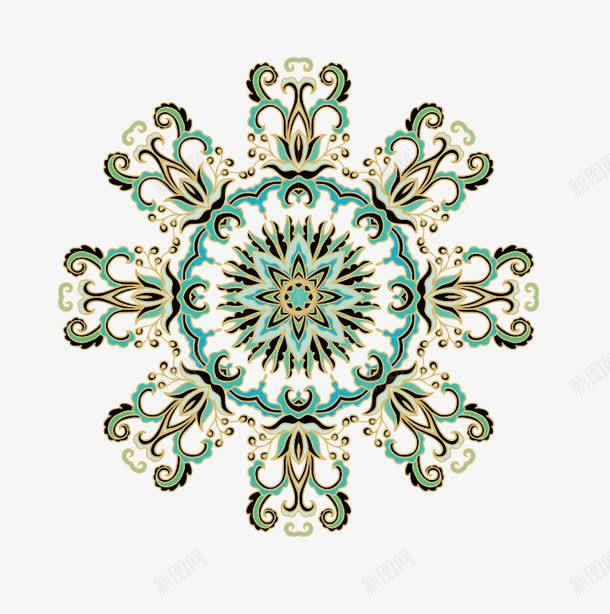 民族风花纹png免抠素材_88icon https://88icon.com 底纹花边框 民族服饰民族图案 高级卡片