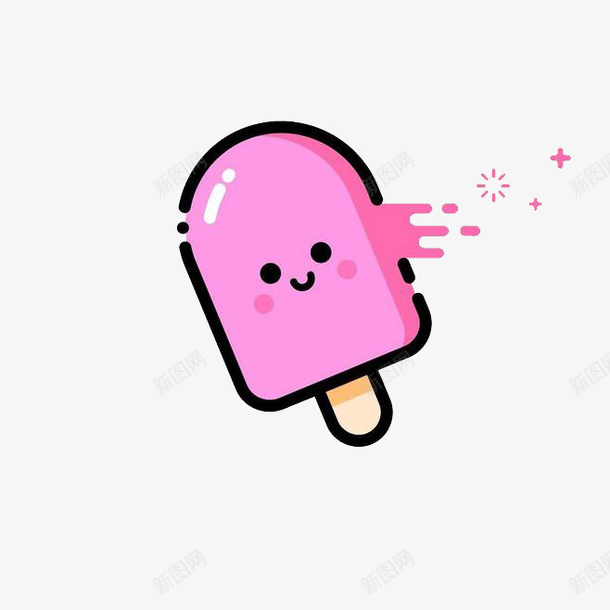 可爱的粉色冰淇凌mbe风格png免抠素材_88icon https://88icon.com mbe风格 冰棍 冰淇凌 凉爽 可爱的 夏天 粉色 表情