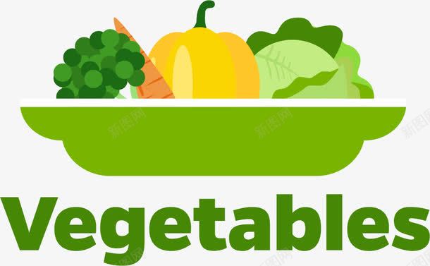 绿色果蔬标签png免抠素材_88icon https://88icon.com Vegetables 免抠PNG 卡通 市场 新鲜 有机蔬菜 水果 英文 蔬菜