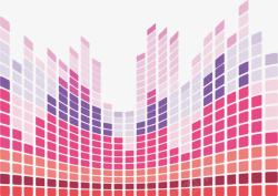 紫色米煳音乐背景高清图片
