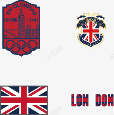庆典精致精致英国文化logo图标矢量图图标