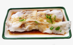 广东美食文化美味传统小吃瘦肉肠粉高清图片
