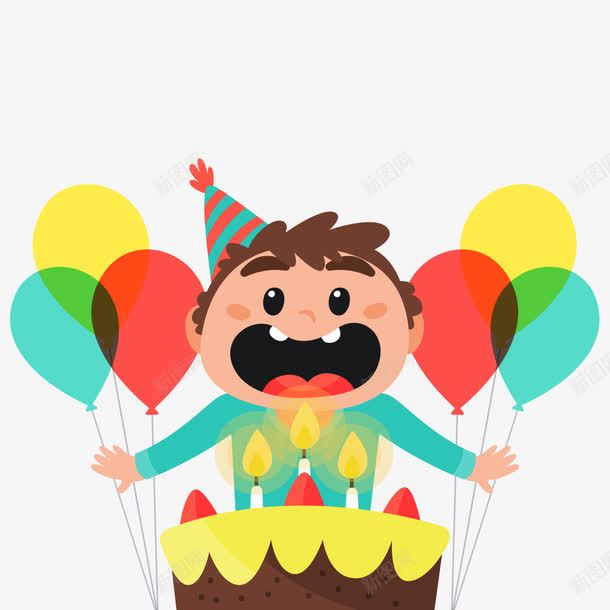 儿童png免抠素材_88icon https://88icon.com 生日派对 生日派对布置 生日派对帽 生日派对气球 背景 装饰