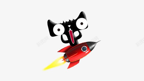 天猫双十一psd免抠素材_88icon https://88icon.com 天猫黑色头 惊讶双十一天猫 火箭双十一天猫 黑色天猫
