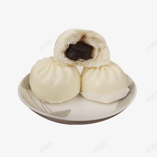 豆沙包子png免抠素材_88icon https://88icon.com 早餐 美味包子 美食设计 菜包 豆沙包 酱肉包 食物