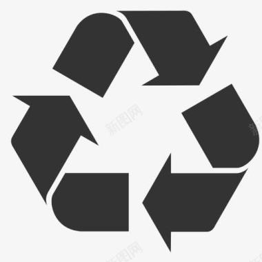 两个箭头recyclesignicon图标图标