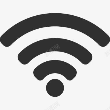 WiFi图标黑色图标图标