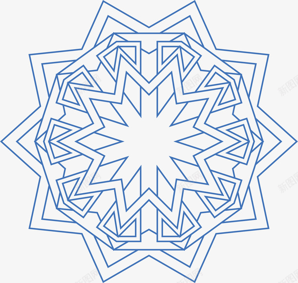 简约几何花边边框纹理矢量图ai免抠素材_88icon https://88icon.com 传统 几何图案 几何花边 古典 图腾 服饰纹理 花纹 矢量图