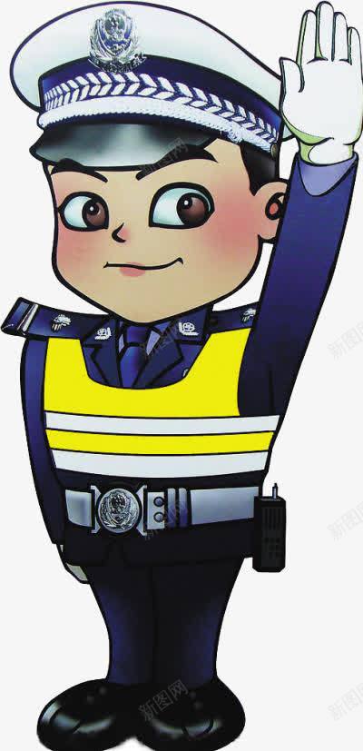 警察png免抠素材_88icon https://88icon.com 交警 制度 卡通 管理