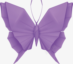手工艺品折纸蝴蝶矢量图高清图片