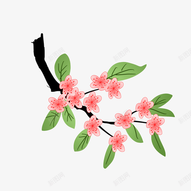 春天花朵手绘花png免抠素材_88icon https://88icon.com 手绘 插画元素 春天 花草