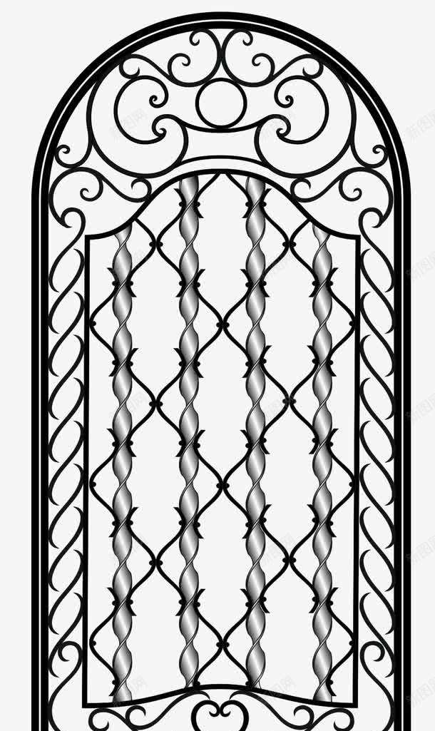 古典阳台围栏png免抠素材_88icon https://88icon.com 古典 围栏 护栏 栅栏 欧式 欧式围栏 花纹 铁艺 铁门 锻造 阳台围栏