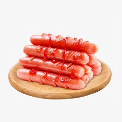 韩式烤肠美味香肠火腿肠肉肠高清图片