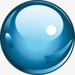 圆球图案蓝色闪耀水滴高清图片