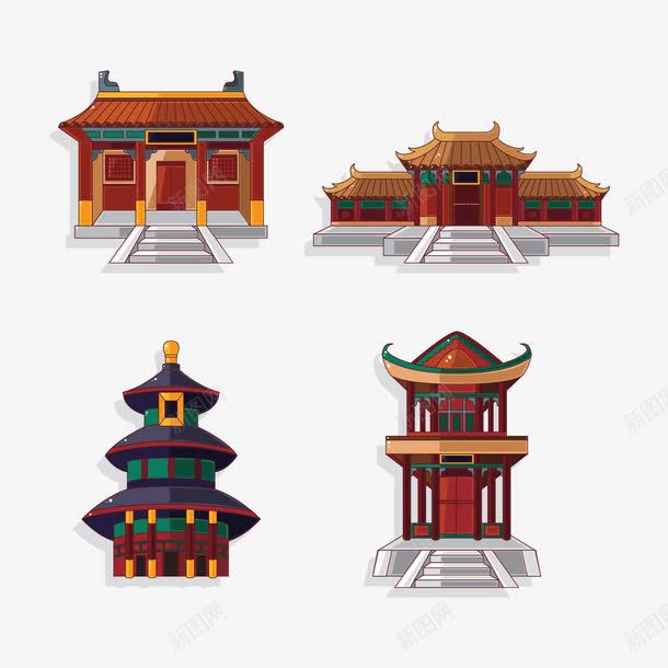 古代宫廷建筑矢量图ai免抠素材_88icon https://88icon.com 古代 宫廷 建筑 房子 矢量图