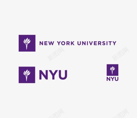 纽约纽约大学logo矢量图图标图标