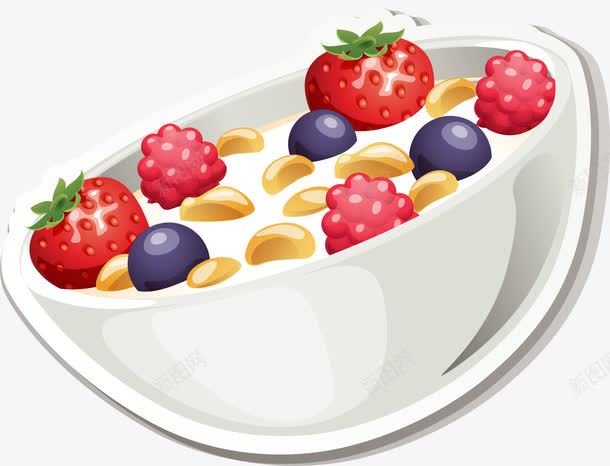 美味多样水果捞png免抠素材_88icon https://88icon.com 多样水果捞 白色牛奶 红色草莓 美味水果捞 美食 蓝色蓝莓
