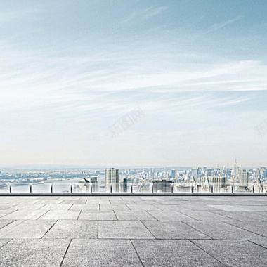 大气广场城市背景图背景