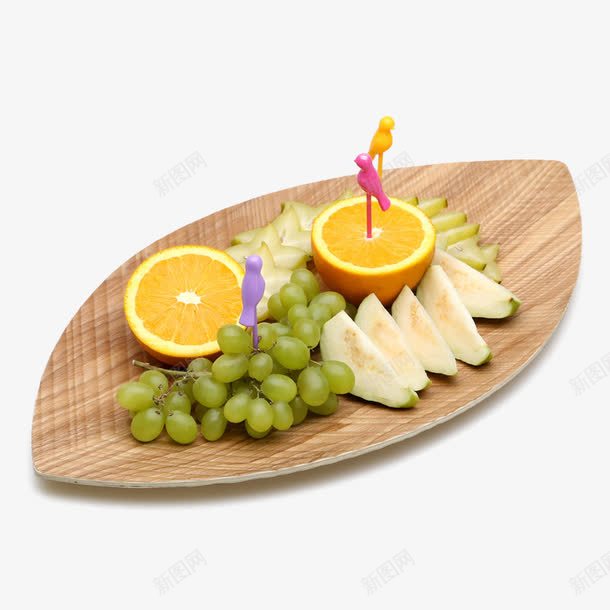 创意餐具水果png免抠素材_88icon https://88icon.com 创意 创意盘子 实木 提子 木制品 木纹 梨子 橙子 盘子