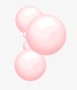 粉色泡泡粉色气球泡泡高清图片