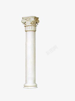 罗马柱元素欧式建筑雕塑高清图片