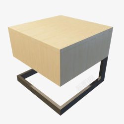 床头柜素材床头柜3D模型高清图片