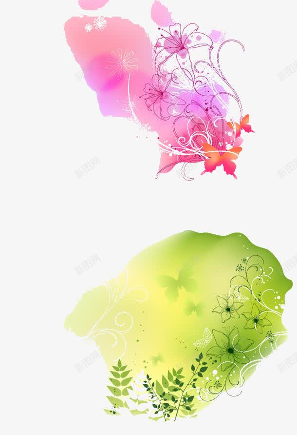 水彩墨原素png免抠素材_88icon https://88icon.com 中国风墨迹 传统文化 墨水 墨迹 墨迹笔刷 水墨笔刷 水彩鲜花 泼墨 笔墨 笔墨效果 蓝色 黄色