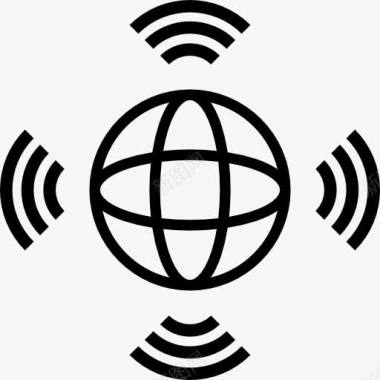 联通无线全球通信图标图标